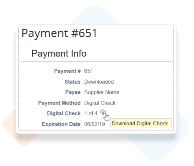 Digital Checks Coupa Suppliers