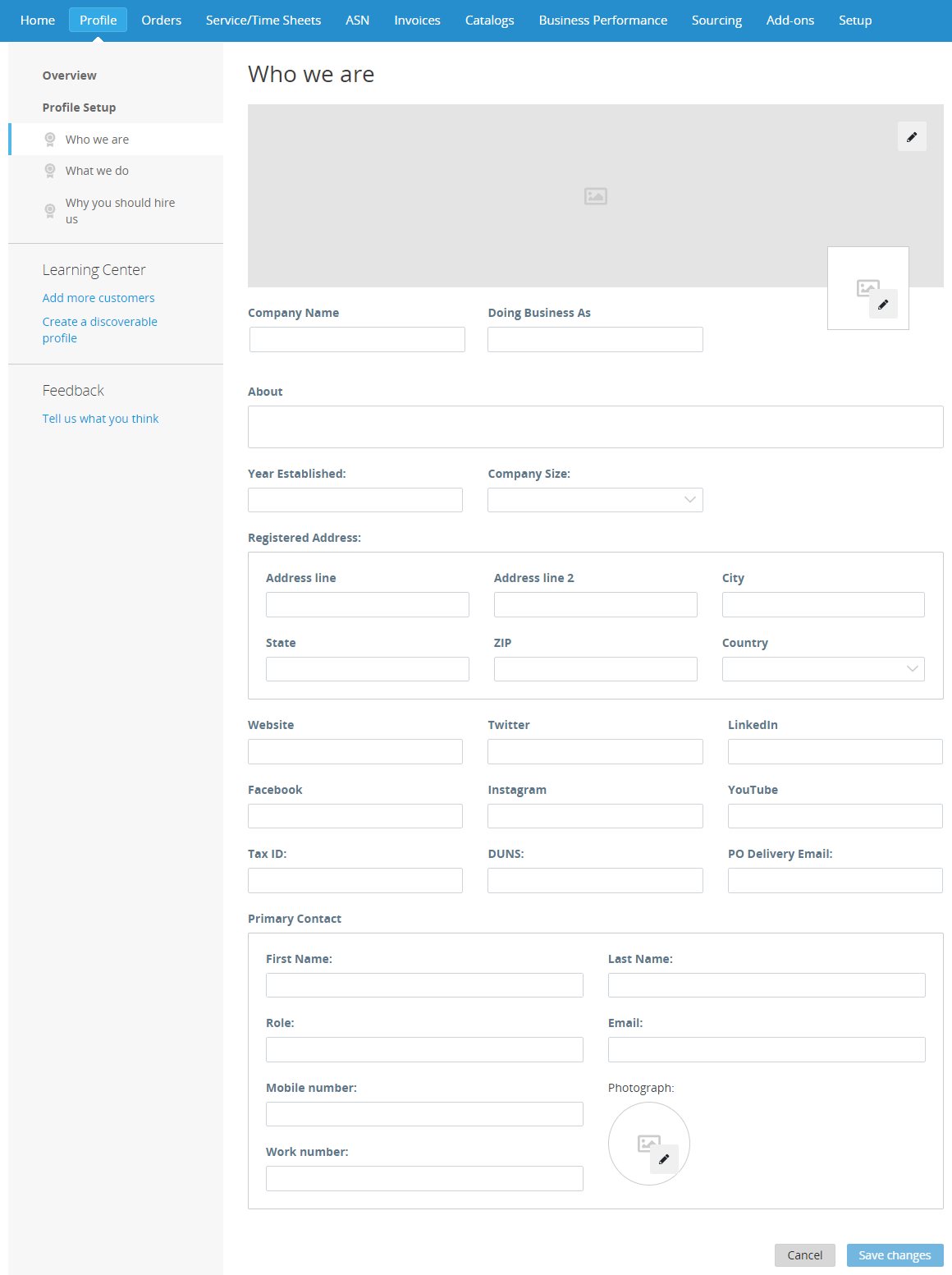 New CSP Profile Design | Coupa Suppliers