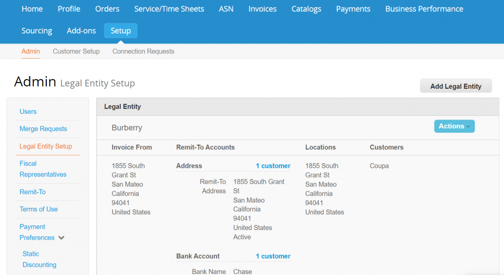 How to set up einvoicing Coupa Suppliers