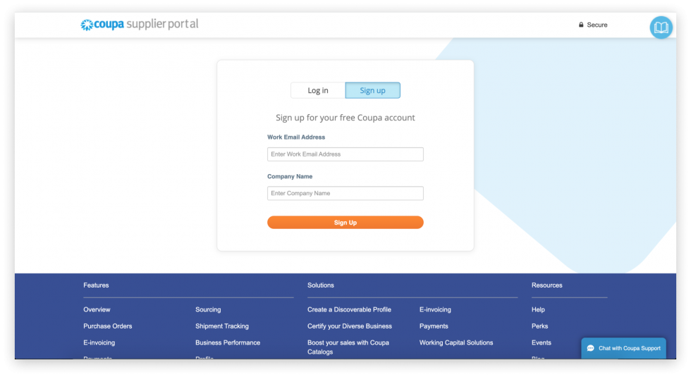 Create Your Coupa Account Coupa Suppliers