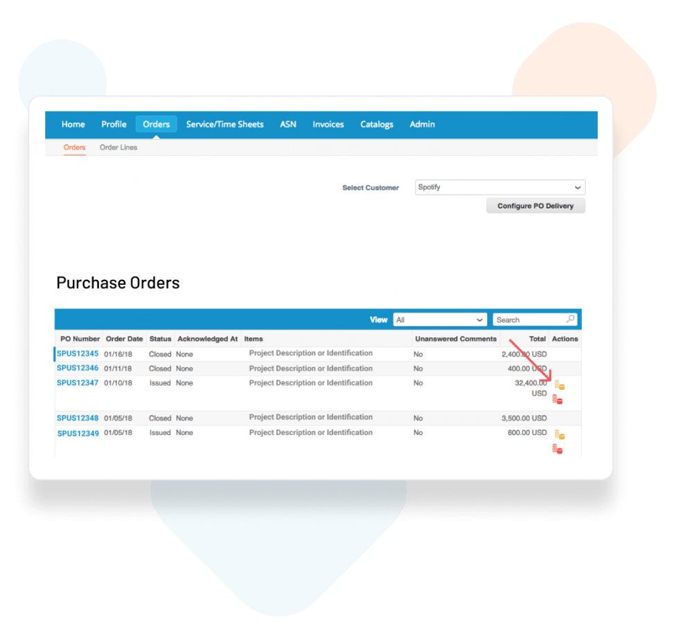 Orders (Purchase Orders) | Coupa Suppliers