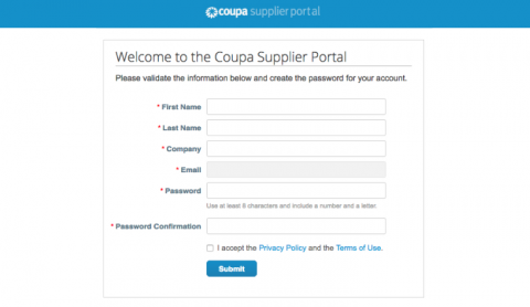 how do i submit an invoice in coupa